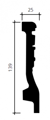 плинтус 1.53.501 в интерьере