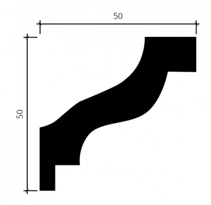 карниз 1.50.103 гибкий в интерьере