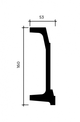 плинтус 1.53.807 в интерьере