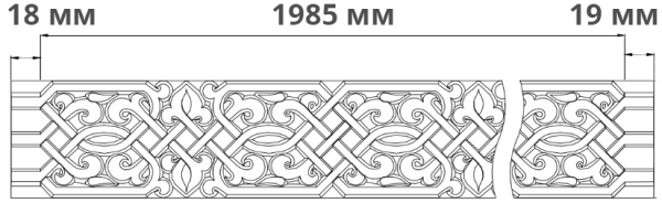 молдинг 1.51.503 гибкий в интерьере