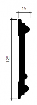 молдинг 1.51.325 в интерьере